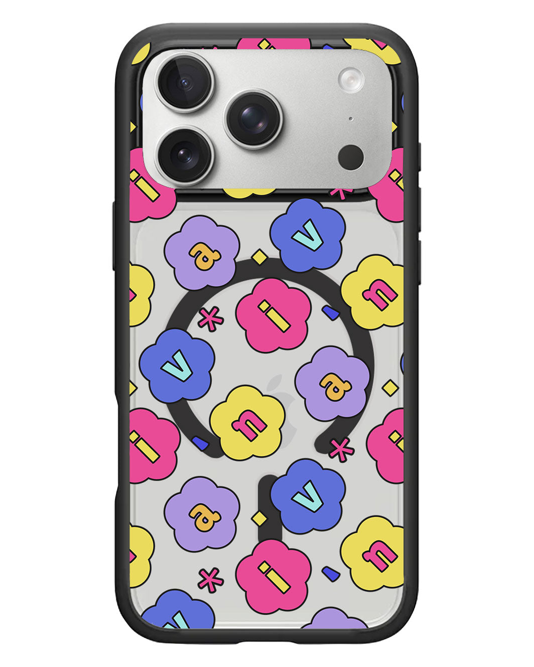 iPhone Rearguard Hybrid - CUSTOM MONOGRAM 3.0 FLOWER PETALS 2.0