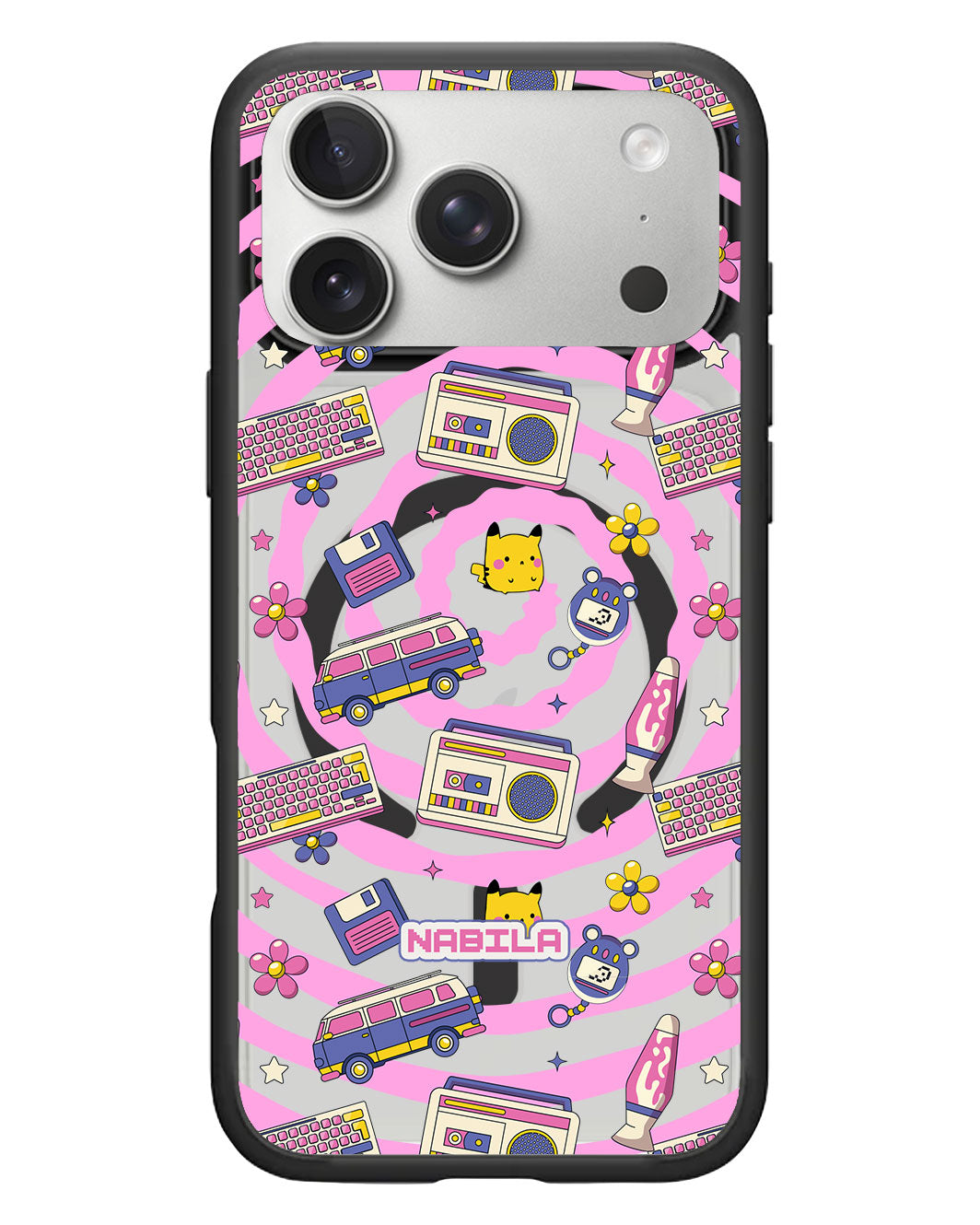 iPhone Rearguard Hybrid - Retro Spiral