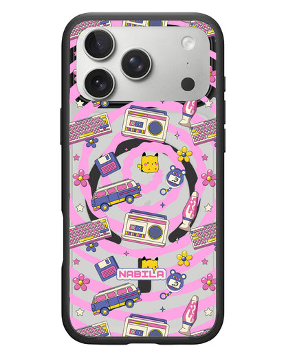 iPhone Rearguard Hybrid - Retro Spiral