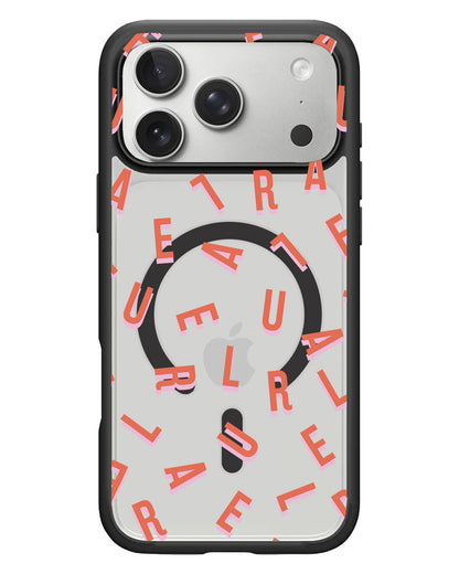 iPhone Rearguard Hybrid - CUSTOM MONOGRAM 1.0 Coral