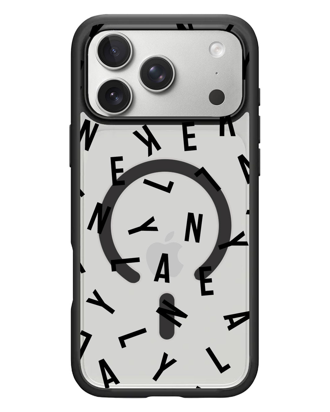 iPhone Rearguard Hybrid - CUSTOM MONOGRAM 1.0 Noir