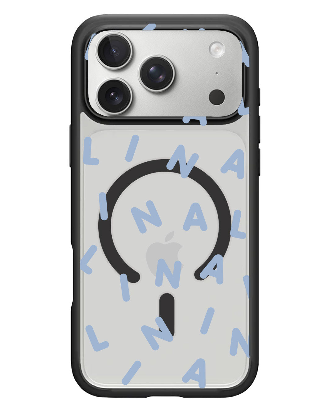 iPhone Rearguard Hybrid - CUSTOM MONOGRAM 2.0 Pastel Blue