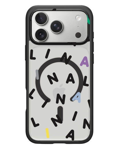 iPhone Rearguard Hybrid - CUSTOM MONOGRAM 2.0 Black