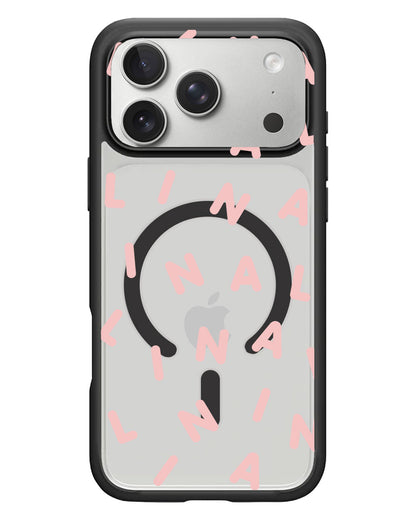 iPhone Rearguard Hybrid - CUSTOM MONOGRAM 2.0 Rosewater