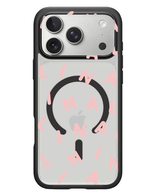 iPhone Rearguard Hybrid - CUSTOM MONOGRAM 2.0 Rosewater