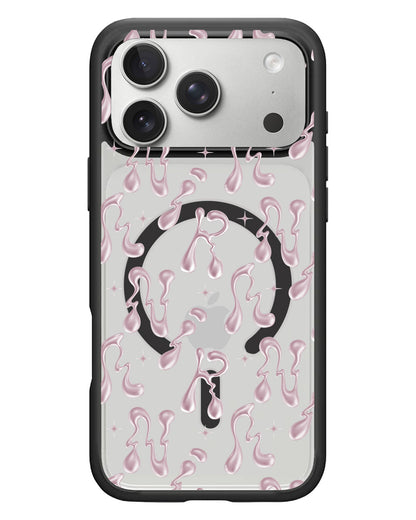 iPhone Rearguard Hybrid - Pink Chrome Monogram 2.0