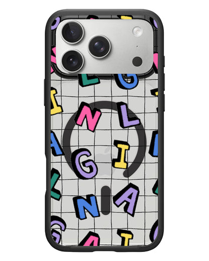 iPhone Rearguard Hybrid - CUSTOM MONOGRAM 3.0 Playful 2.0