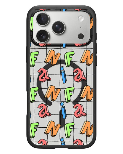 iPhone Rearguard Hybrid - CUSTOM MONOGRAM 3.0 Playful