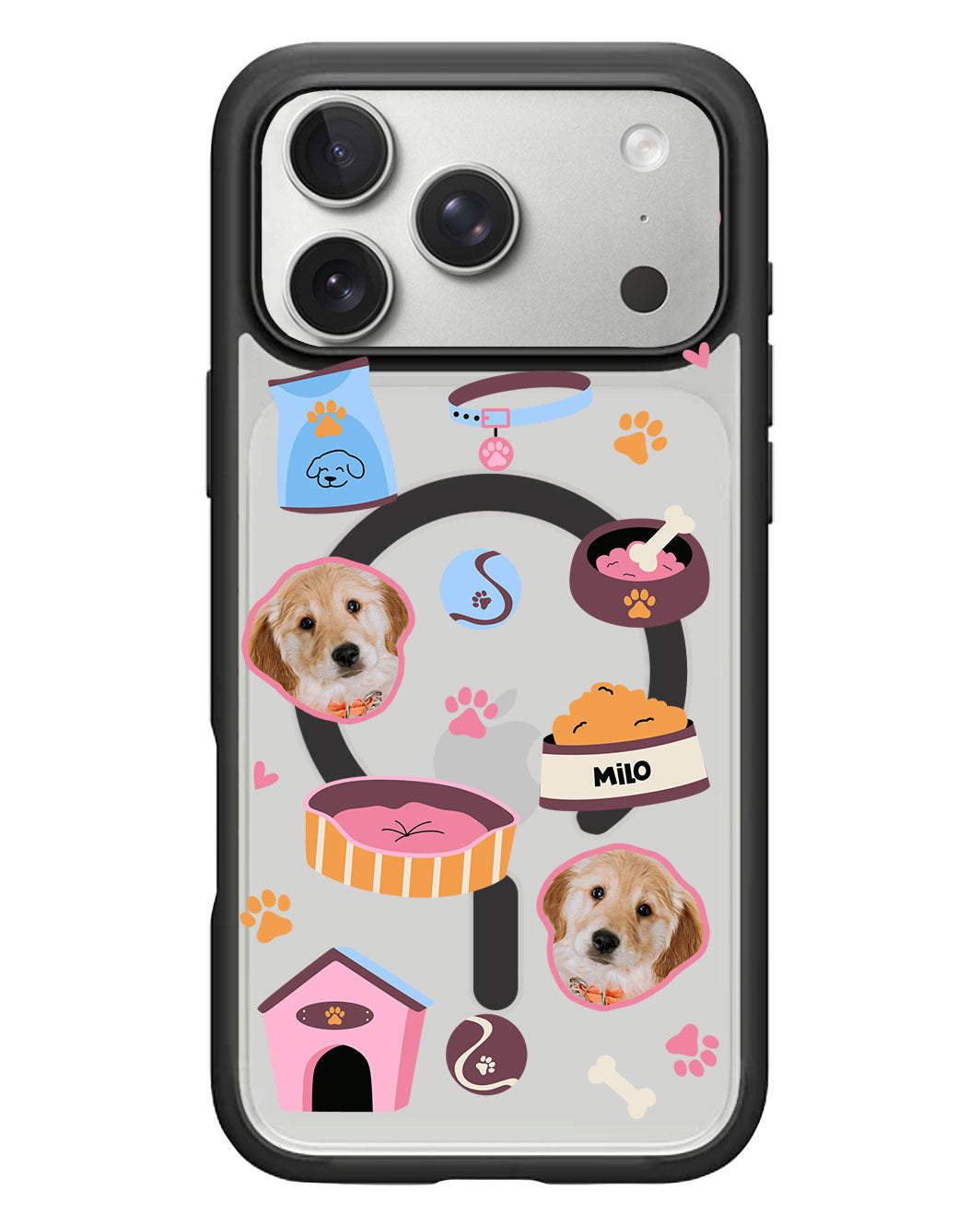 iPhone Rearguard Hybrid - Pet Grid Puppy Cozy Day
