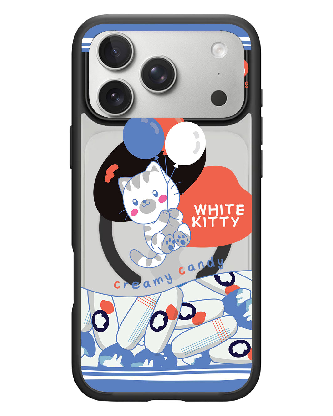 iPhone Rearguard Hybrid - White Kitty