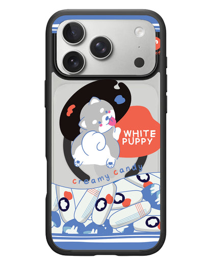 iPhone Rearguard Hybrid - White Puppy