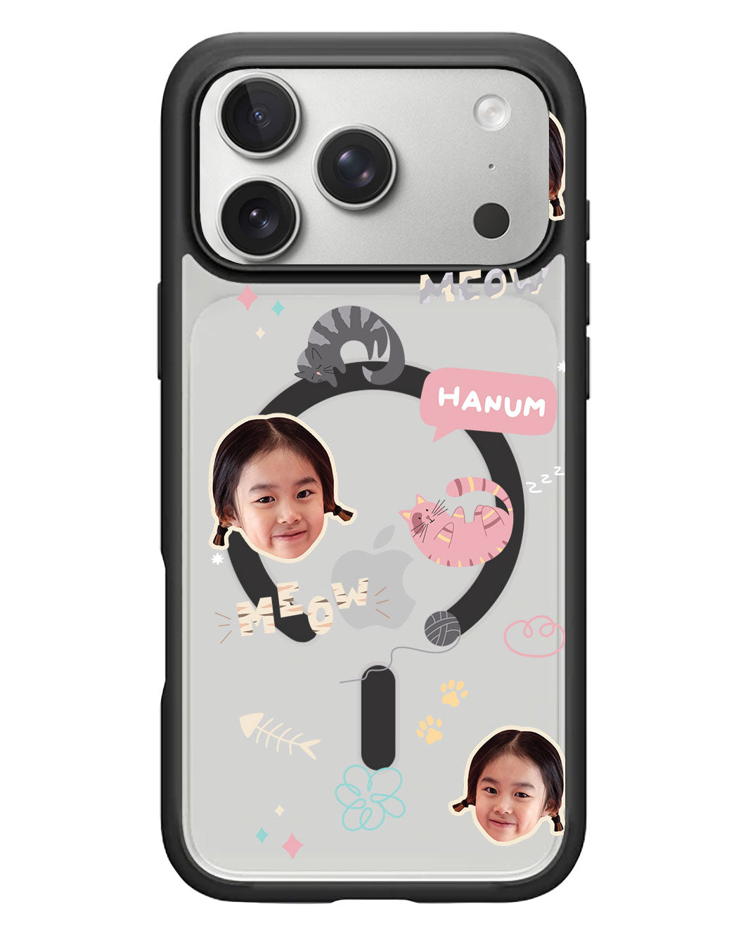 iPhone Rearguard Hybrid - Face Grid Kitty