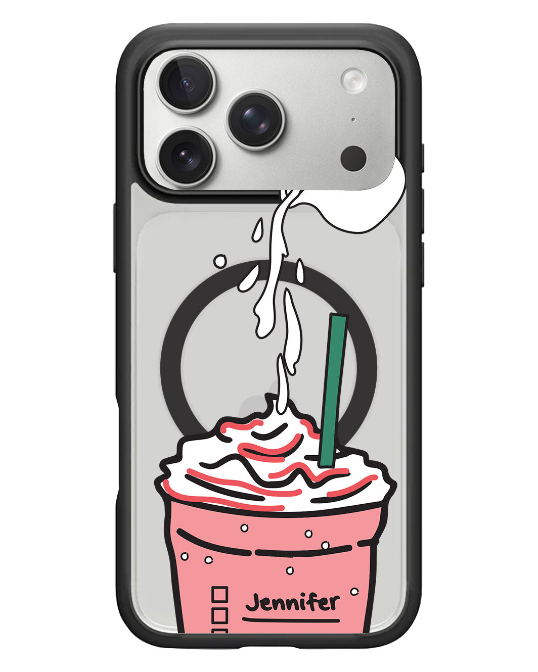 iPhone Rearguard Hybrid - Raspberry Frappe