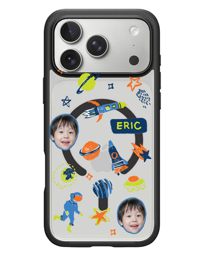 iPhone Rearguard Hybrid - Face Grid Galaxy