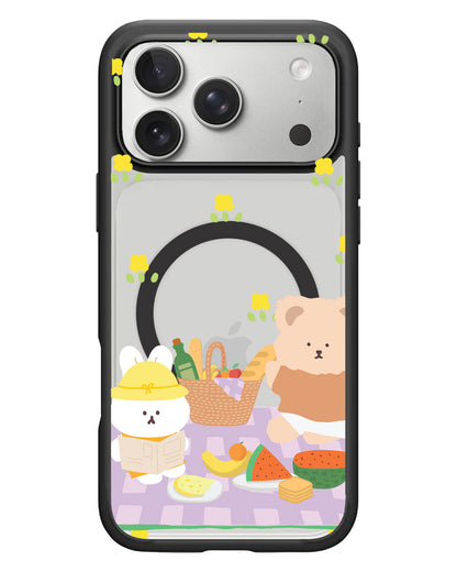 iPhone Rearguard Hybrid - Picnic Bear Lilac