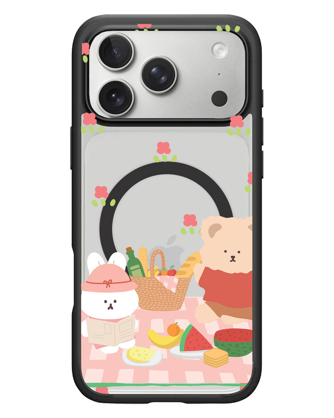 iPhone Rearguard Hybrid - Picnic Bear Pink