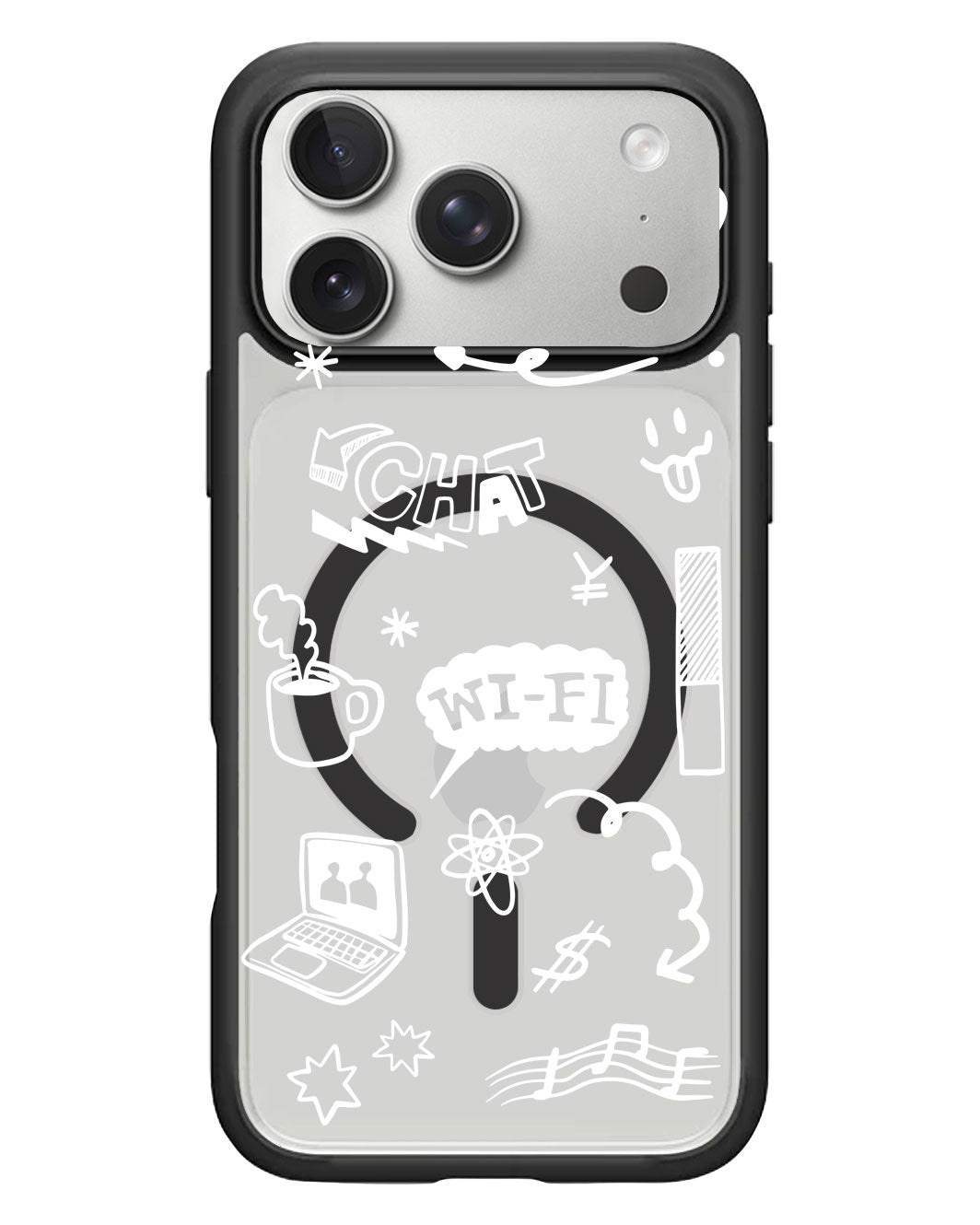 iPhone Rearguard Hybrid - Social White