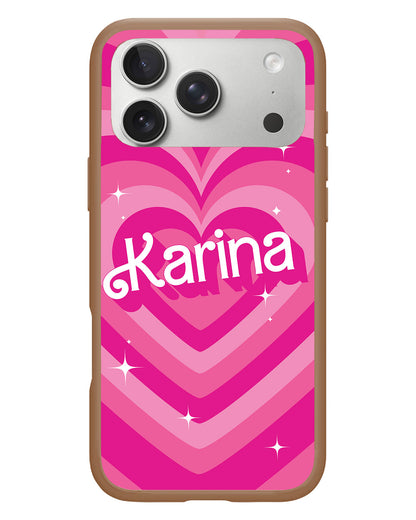 iPhone Rearguard Hybrid - Barbie Love Pattern