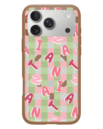 iPhone Rearguard Hybrid - CUSTOM MONOGRAM 3.0 Checkered 4.0