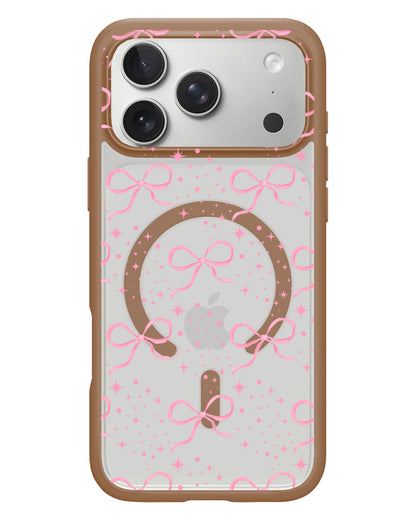 iPhone Rearguard Hybrid - Coquette Glittery Bow
