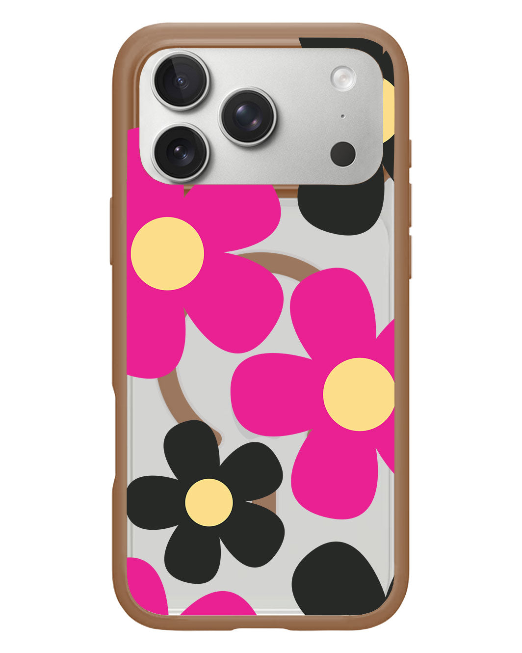 iPhone Rearguard Hybrid - Daisy Hot Pink