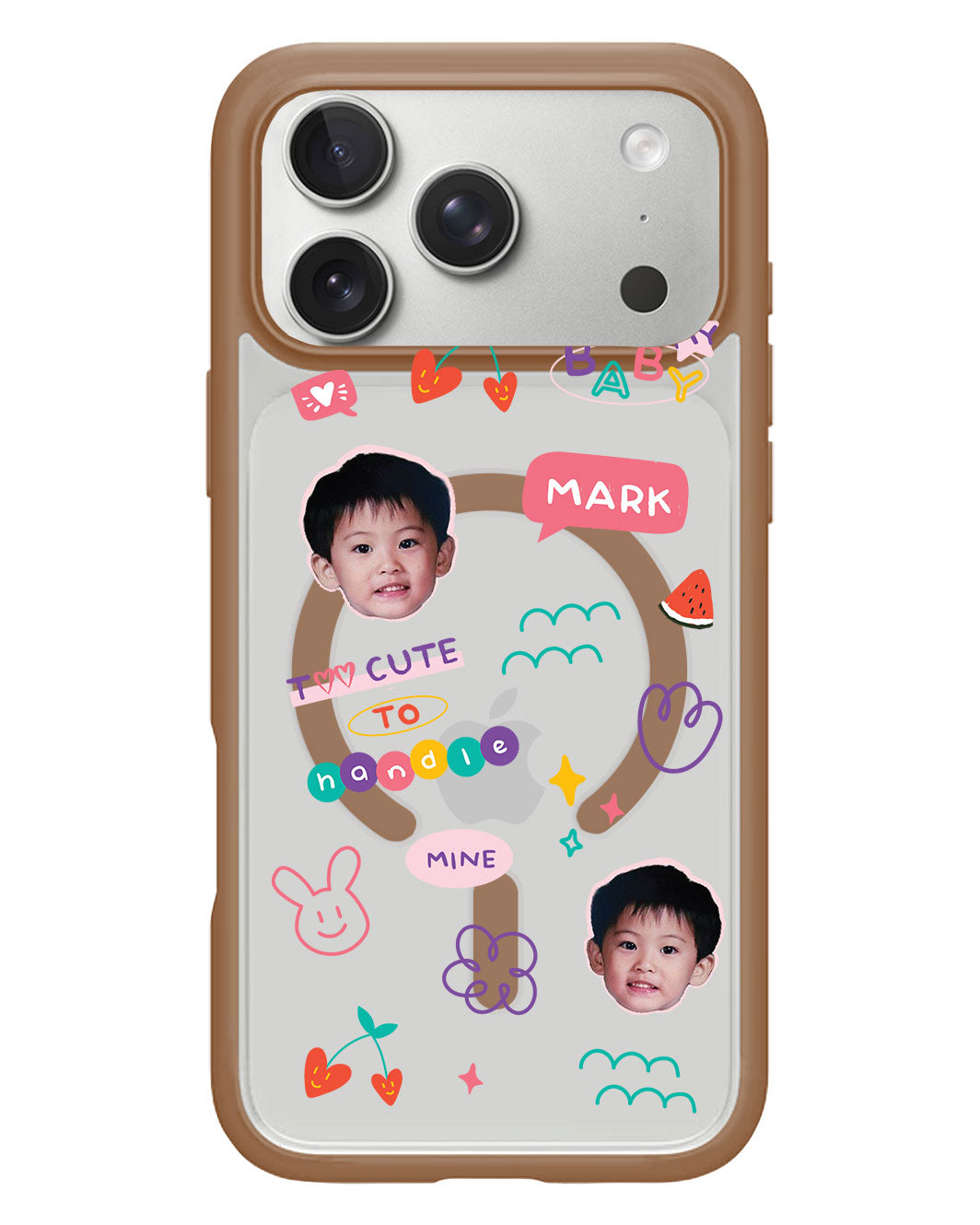 iPhone Rearguard Hybrid - Face Grid