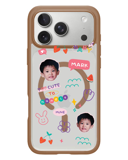 iPhone Rearguard Hybrid - Face Grid
