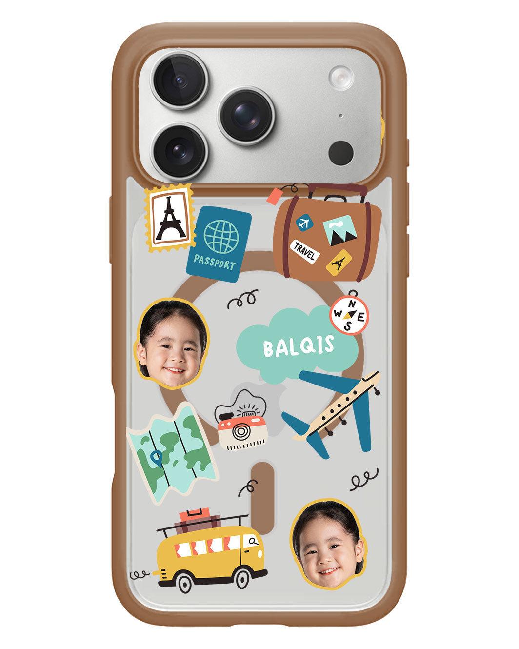 iPhone Rearguard Hybrid - Face Grid Travel