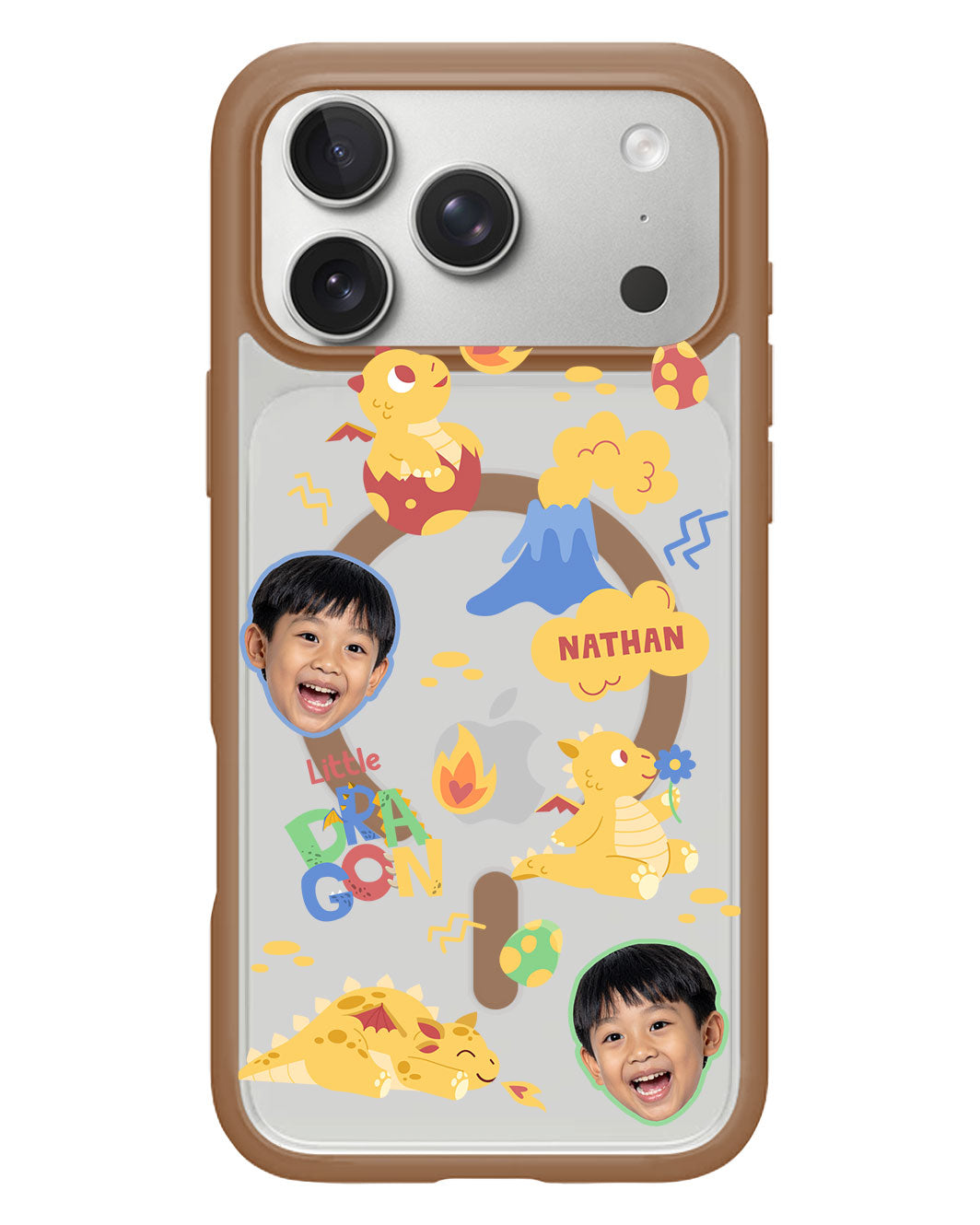 iPhone Rearguard Hybrid - Face Grid Little Dragon
