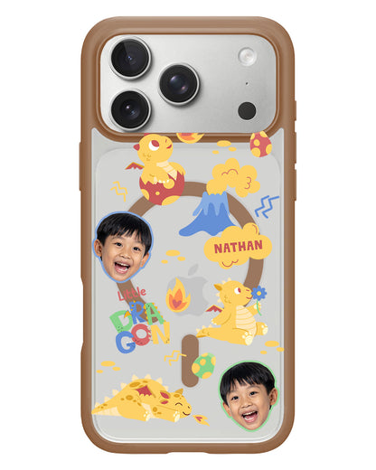 iPhone Rearguard Hybrid - Face Grid Little Dragon