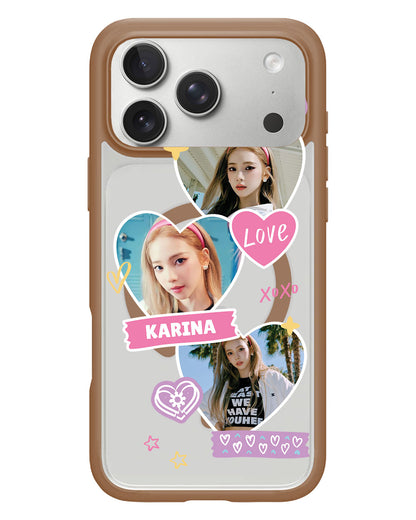 iPhone Rearguard Hybrid - Face Grid Love