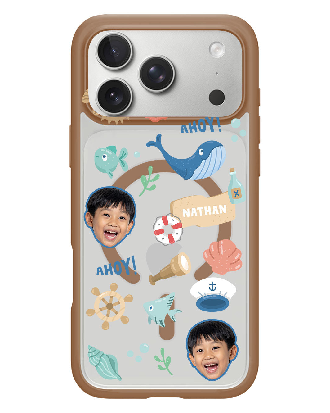 iPhone Rearguard Hybrid - Face Grid Sailor