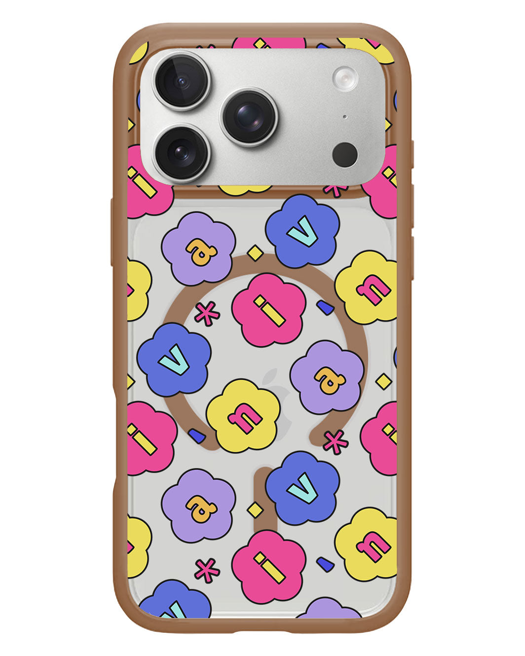 iPhone Rearguard Hybrid - CUSTOM MONOGRAM 3.0 FLOWER PETALS 2.0