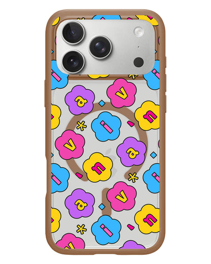 iPhone Rearguard Hybrid - CUSTOM MONOGRAM 3.0 FLOWER PETALS 4.0