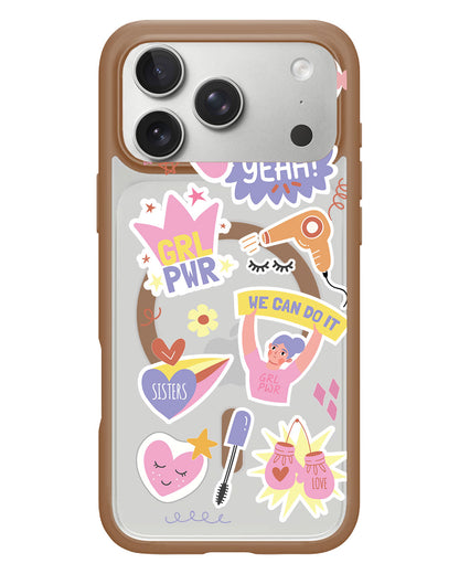 iPhone Rearguard Hybrid - Girl Power Sticker Pack