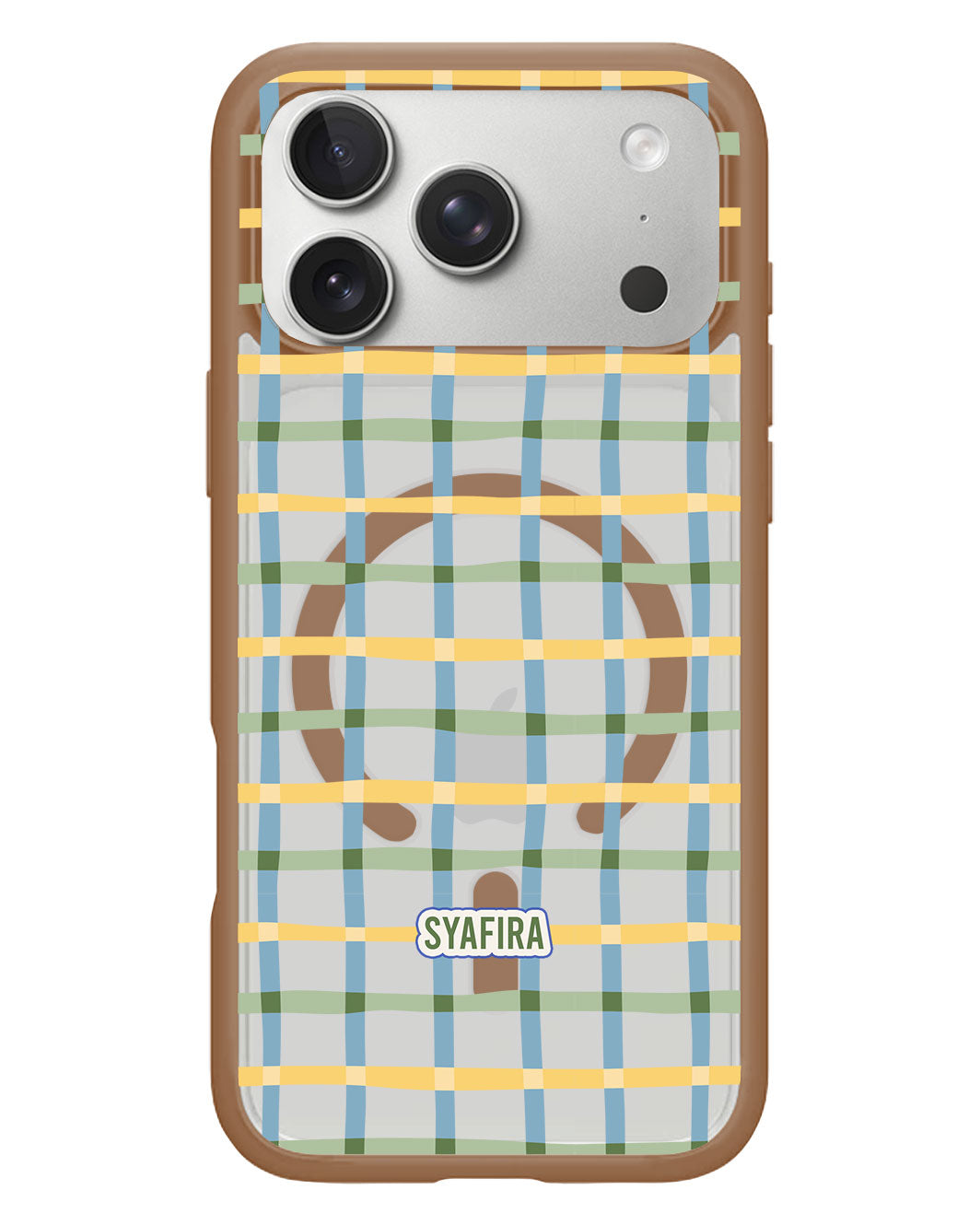 iPhone Rearguard Hybrid - Beige Grid