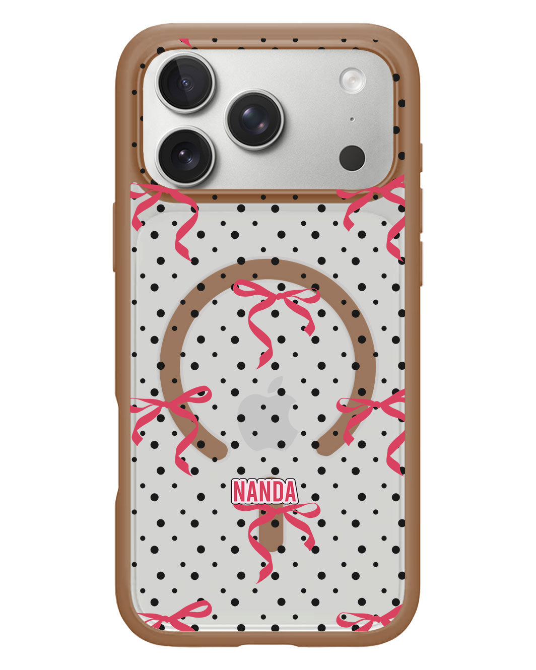 iPhone Rearguard Hybrid - Red Bows