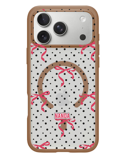 iPhone Rearguard Hybrid - Red Bows