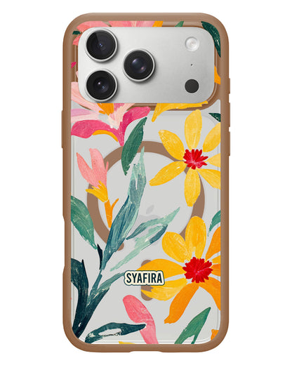 iPhone Rearguard Hybrid - Tropical Flowers