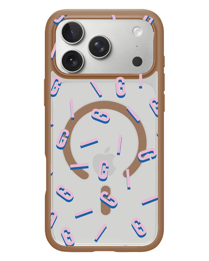 iPhone Rearguard Hybrid - CUSTOM MONOGRAM 1.0 Cotton Candy