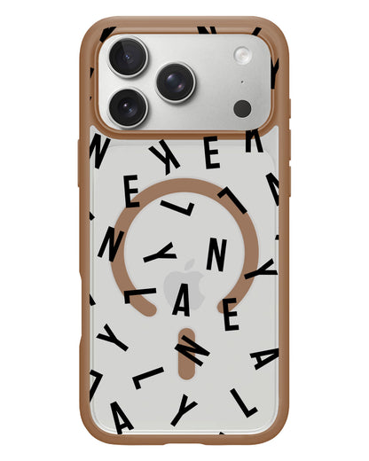 iPhone Rearguard Hybrid - CUSTOM MONOGRAM 1.0 Noir