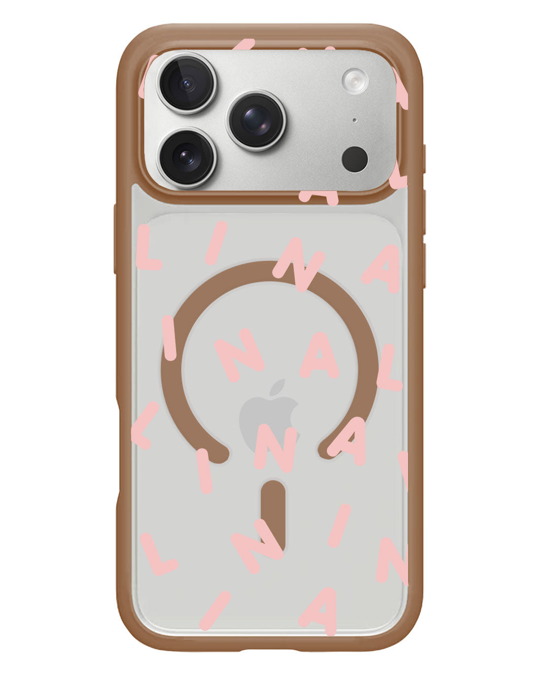 iPhone Rearguard Hybrid - CUSTOM MONOGRAM 2.0 Rosewater