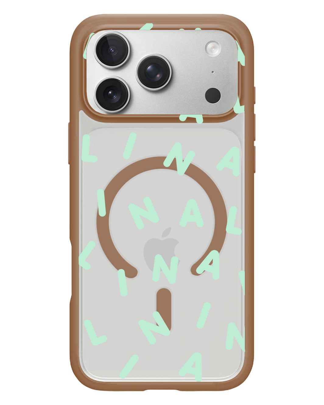 iPhone Rearguard Hybrid - CUSTOM MONOGRAM 2.0 Tosca