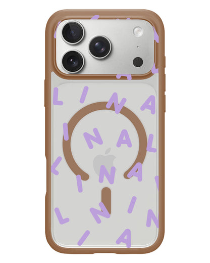 iPhone Rearguard Hybrid - CUSTOM MONOGRAM 2.0 Lilac