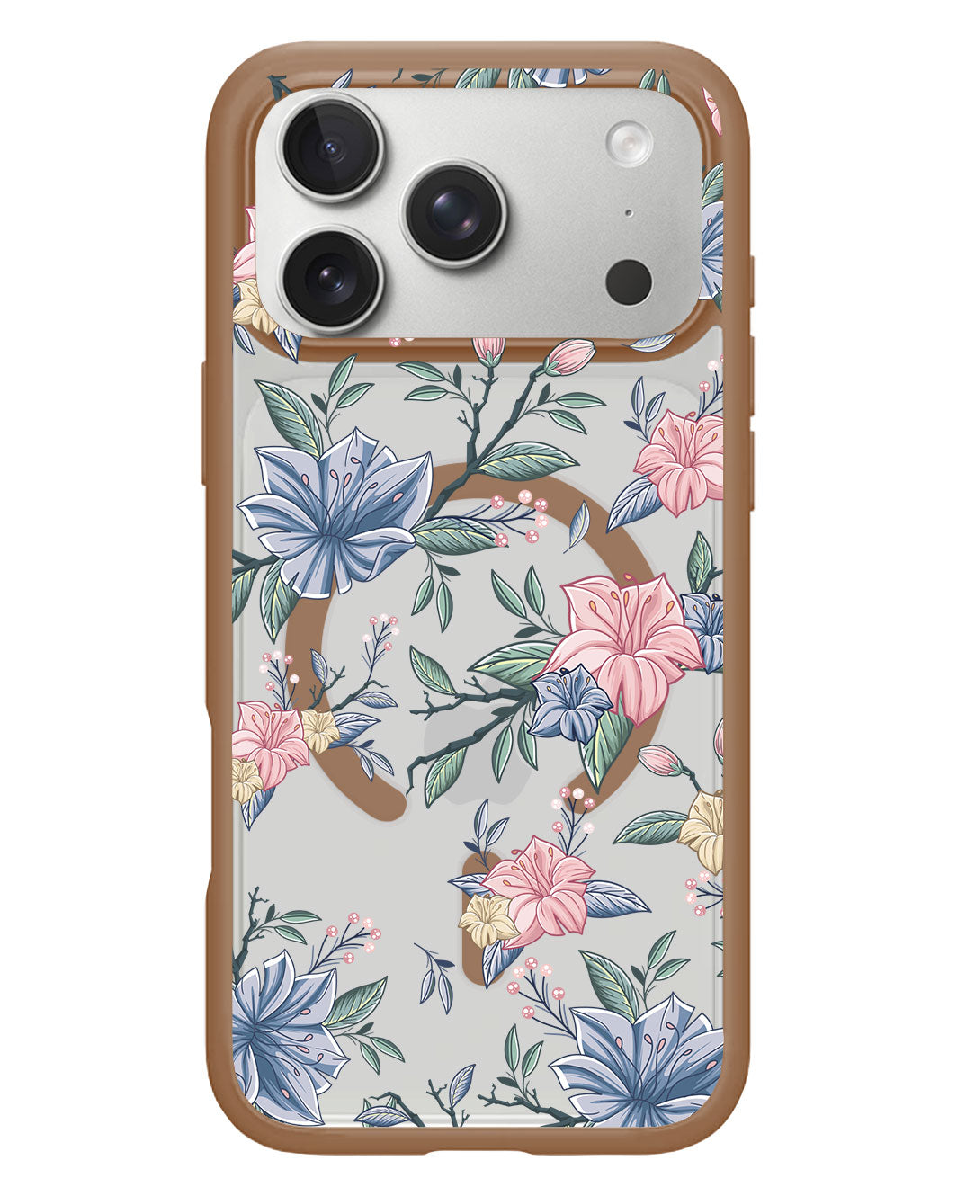 iPhone Rearguard Hybrid - Pink & Blue Florals