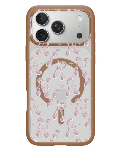 iPhone Rearguard Hybrid - Pink Chrome Monogram 2.0