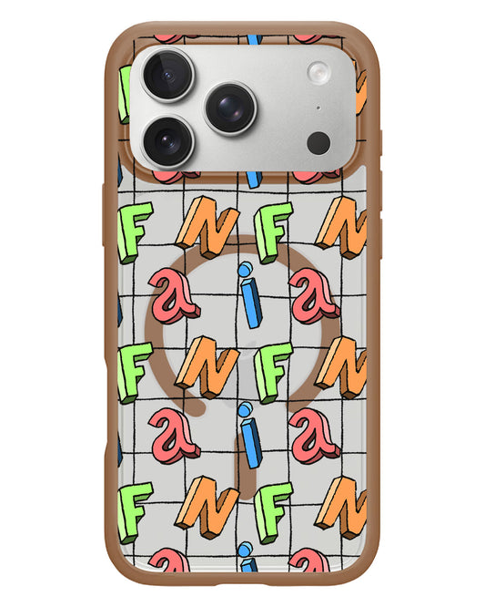 iPhone Rearguard Hybrid - CUSTOM MONOGRAM 3.0 Playful