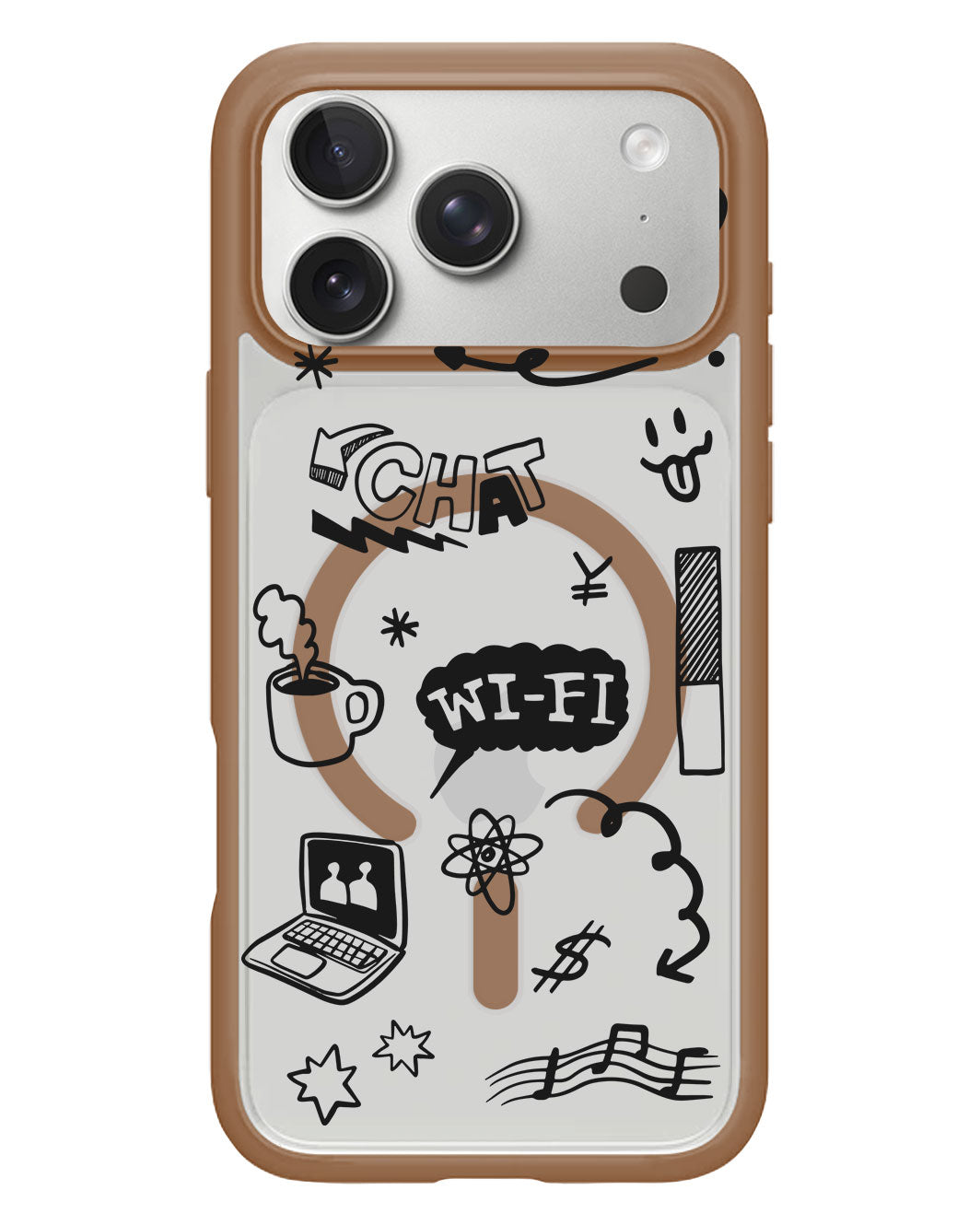iPhone Rearguard Hybrid - Social Black