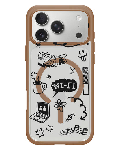 iPhone Rearguard Hybrid - Social Black