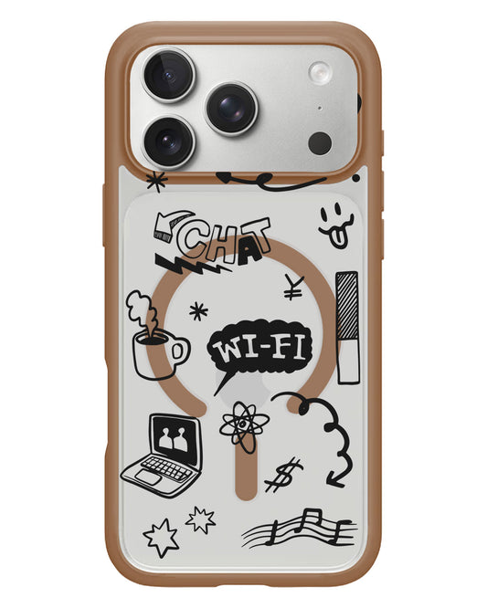 iPhone Rearguard Hybrid - Social Black